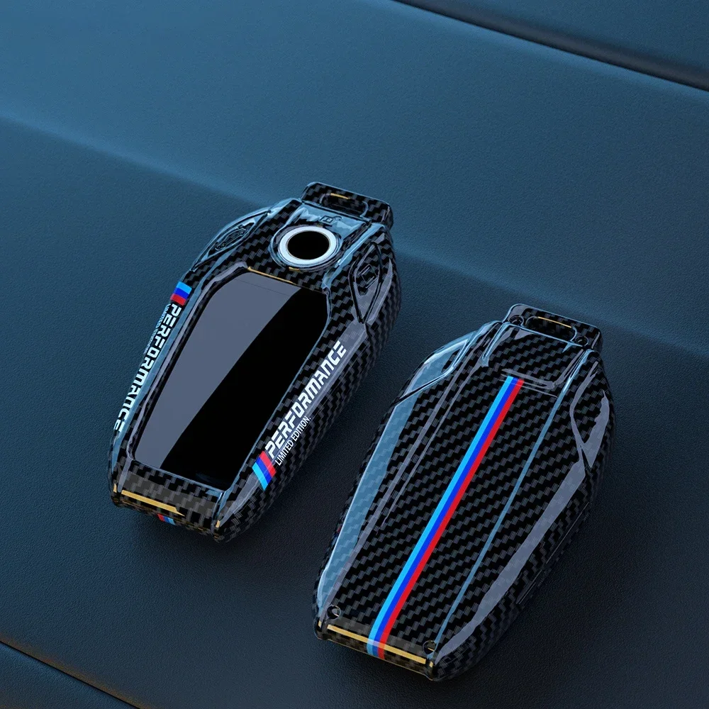 Car Carbon Fibre Key Cover Case Shell For BMW 5 7 Series G11 G12 G30 G31 G32 I8 I12 I15 G01 G02 G05 G07 X3 X4 X5 X7 Accessories