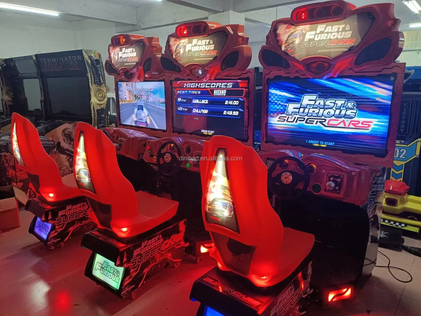 Arcade Game Machine Coin Operated Car Racing Arcade Video Games Machine Simulator Driving Game