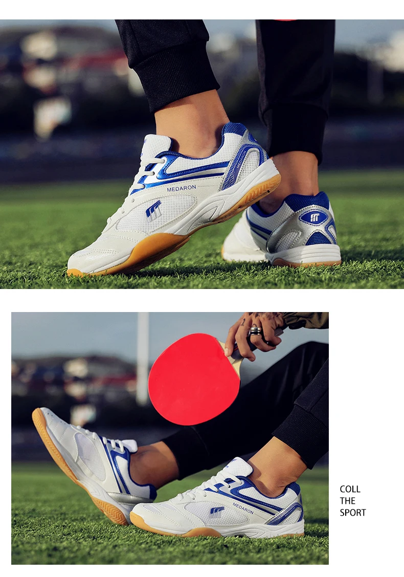 Men Table Tennis Shoes Training New High Quality Outdoor Sneakers Breathable Unisex Professional Handball Couple Badminton Shoes