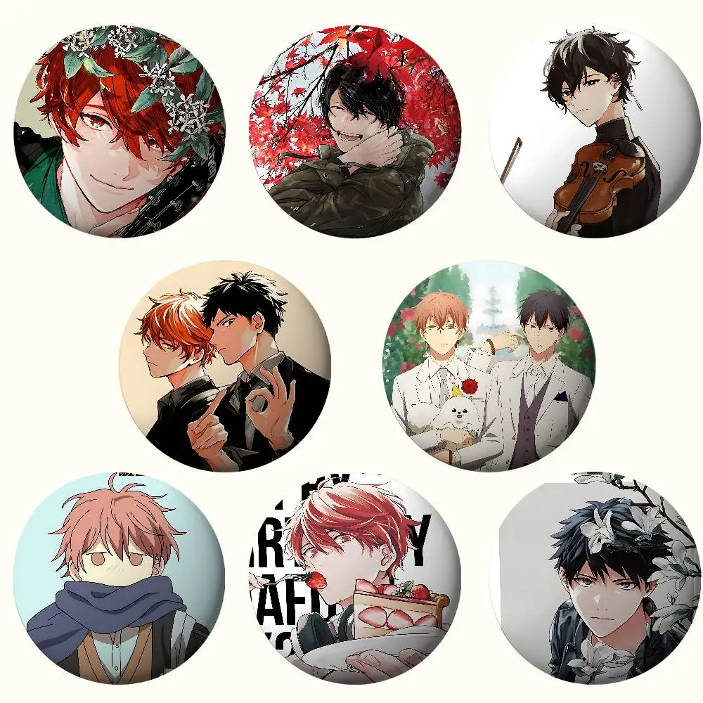 Anime GIVEN Brooches Stylish Ornament Pins Exquisite Round Badge Bag Accessories Jewelry Gifts