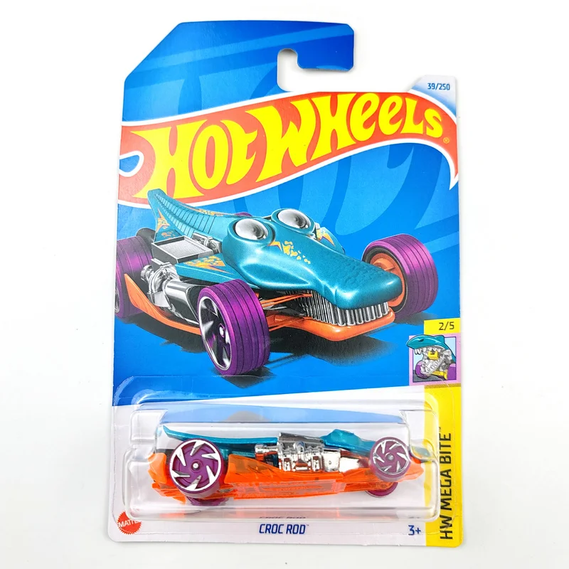 2024-39 Hot Wheels Cars Croc Rod1/64 Metal Die-cast Model Toy Vehicles