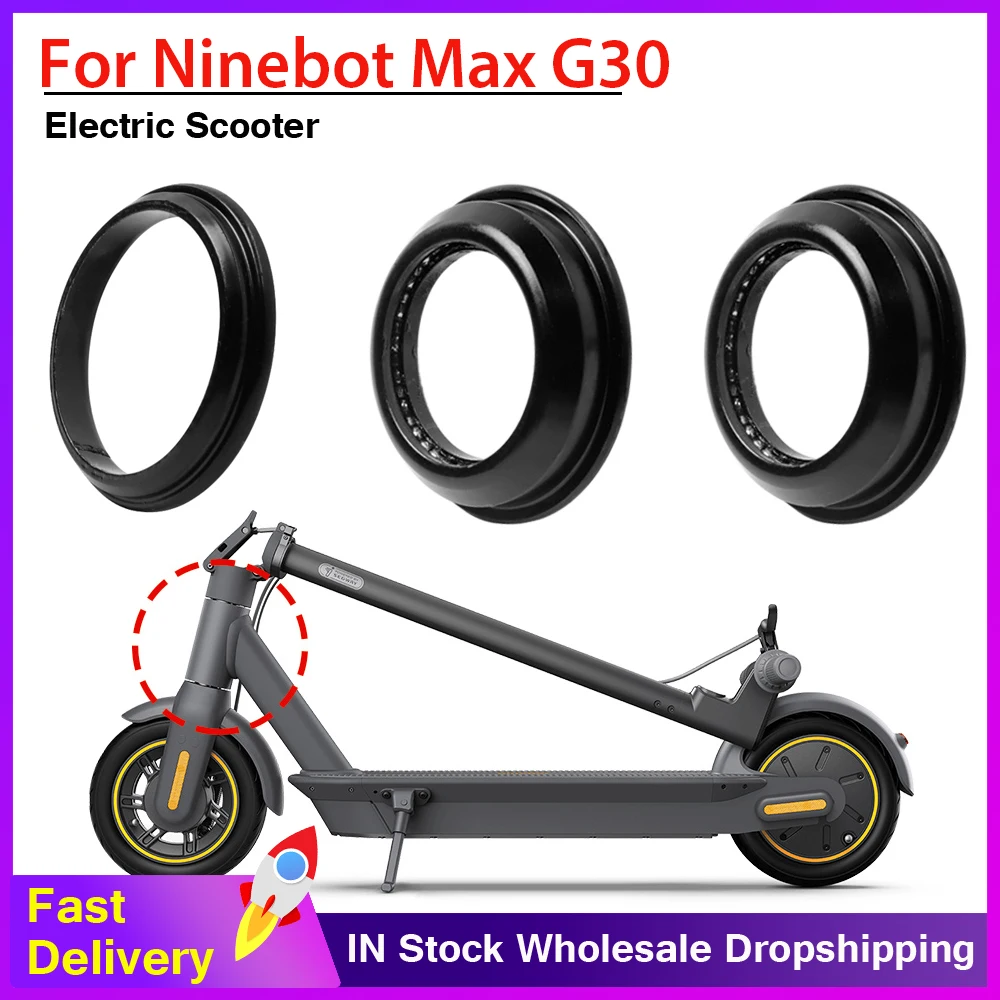 Aluminum Front Fork Tube Bearing Bowl for Segway Ninebot G30/G30D KickScooter Bearings Ring Rotating Steering Sets Accessories