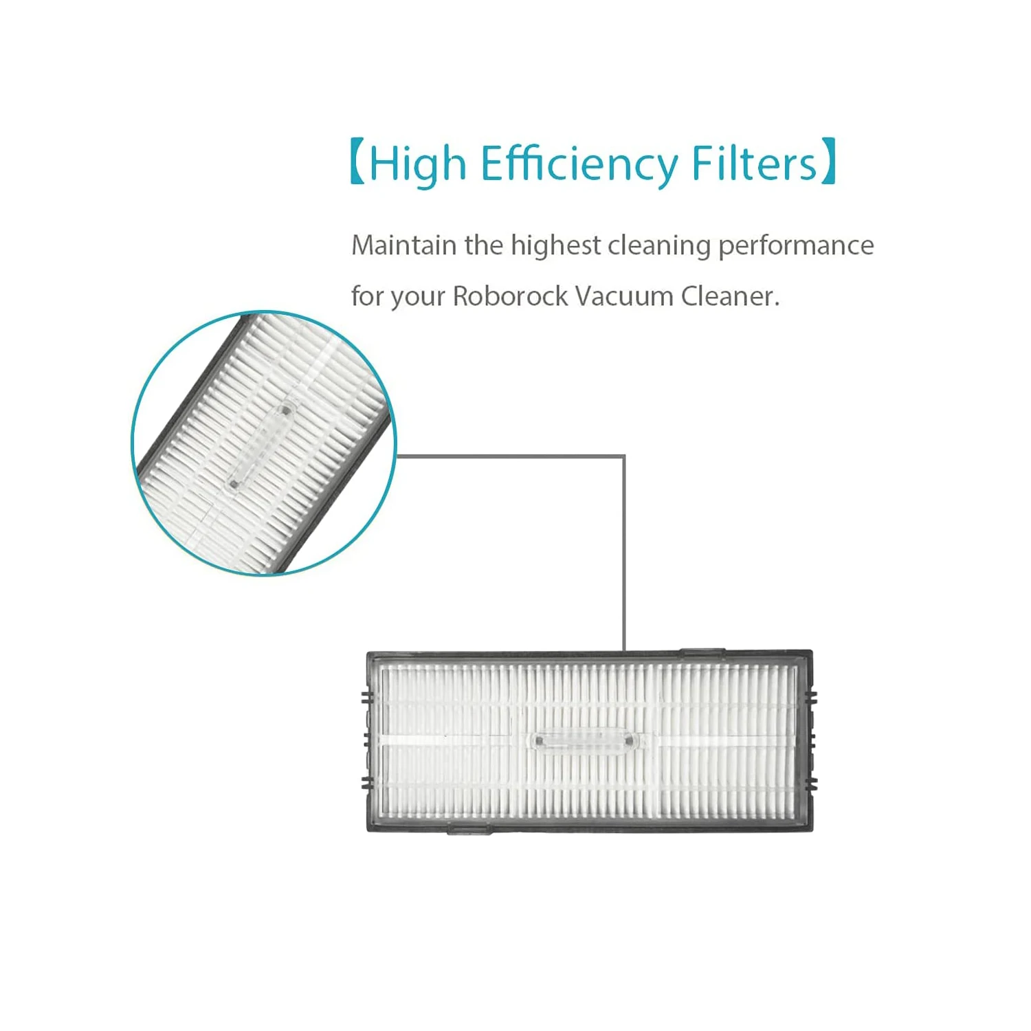 Accesorios de repuesto para aspiradora XiaoMi Roborock S7, S70, S75, S7Max, S7Max, T7S, T7S Plus, filtro Hepa