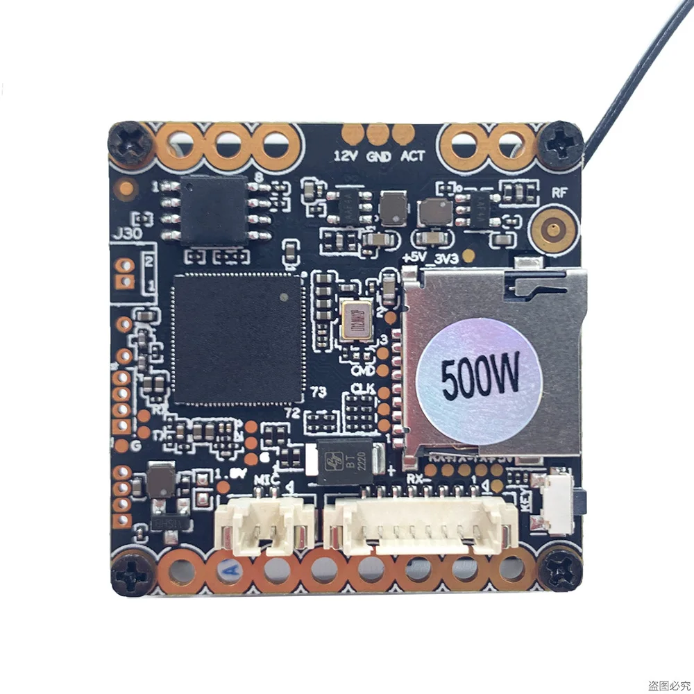 Super Starlight 0.001Lux полноцветная 5.0MP H.265 AI беспроводная SD-карта слот 128G аудио IP-камера с объективом платы 2,1 мм