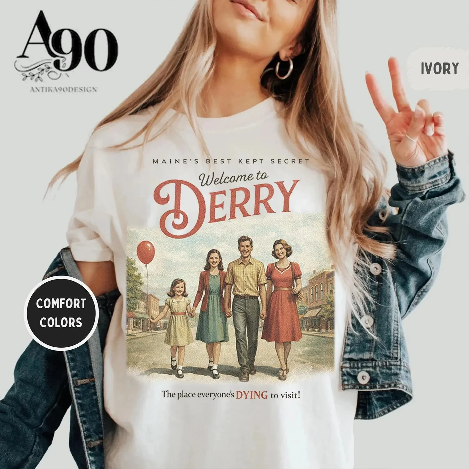 

Футболка IT Welcomes You To The Delhi — ретро-футболка в стиле хоррор-комикса с принтом в виде ужасного клоуна, идеальный подарок для фанатов.