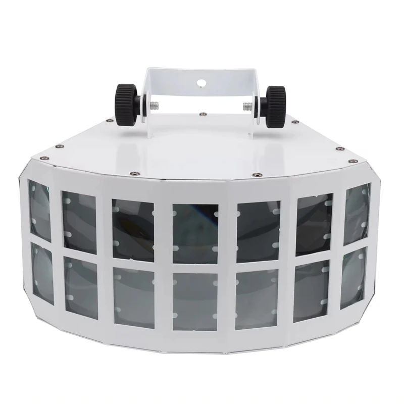 LED effect light Double layer butterfly light beam strobe effect light dj disco party bar club Wedding DMX Stage light show