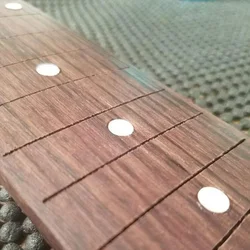 20 PCS Guitar Fingerboard Sound Tone Point Lnlay Position White Dots Fret Markers 6mm Diameter True Color Abalone Shell