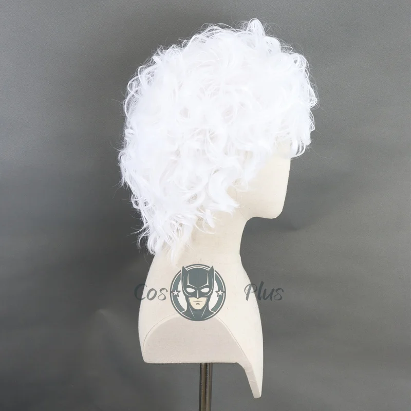 لعبة Hades II Hypnos شعر مستعار تأثيري فضي-أبيض مجعد الشعر بيروكات صناعية للرجال النساء Nyx Chird Thanatos عيد الميلاد غطاء شعر مستعار مجاني