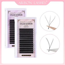 Arison W3D YY lashes 0.07 Thickness C/D Curl 8-15mm Length Handmade Eyelashes Extension Supplies Makeup Tools