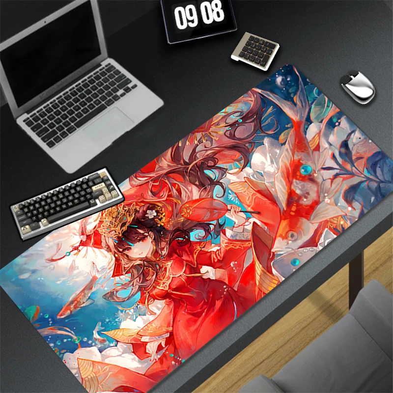 

Pattern Game Mousepad HD Pad Rubber Mouse Mat Desk Gaming Non Slip Anime Girls Table Mat PC Gamer Cabinet Mousepad Keyboard Pad