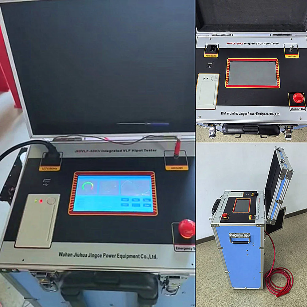 50kV Integrated Portable Ultra Low Frequency Vlf High Voltage Generator Hipot Tester VLF Cable AC High Potential Test Meter
