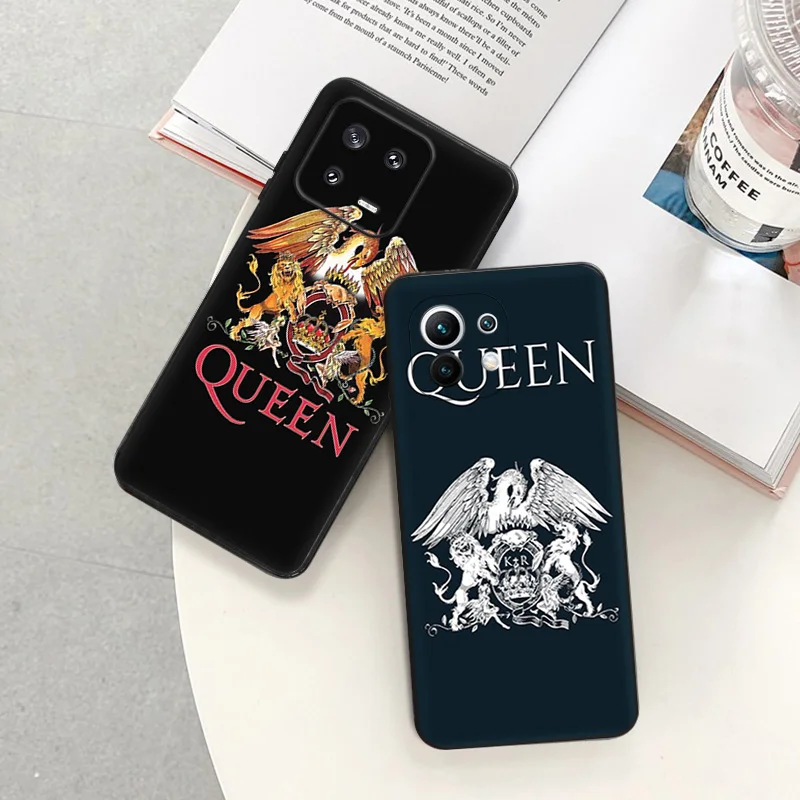 Anti-Drop Soft Phone Case For Xiaomi 12T 12X 13Lite Redmi Note 12 4G 5G 12s 13 Pro 12c 13c Queen band Freddie Mercury Cover