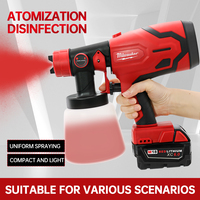 Milwaukee M18 electric spray gun 800ml large capacity 39000rpm/min high power long endurance brushless  rechargeable power tools