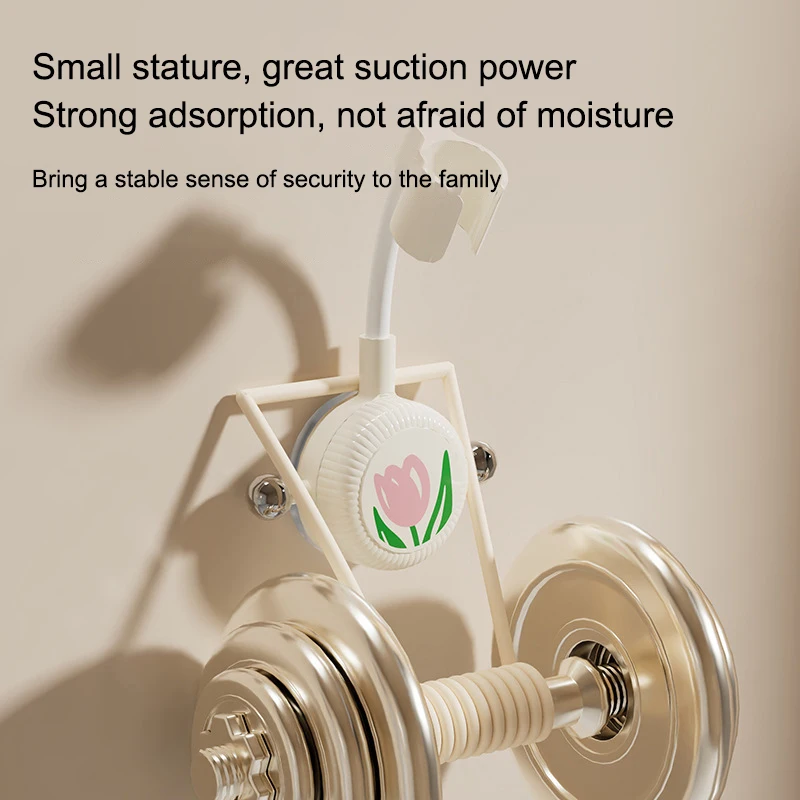 Soporte para cabezal de ducha Tulip 360 °   Soporte de ducha de mano montado en la pared con ventosa ajustable, Base sin perforaciones, accesorio de baño