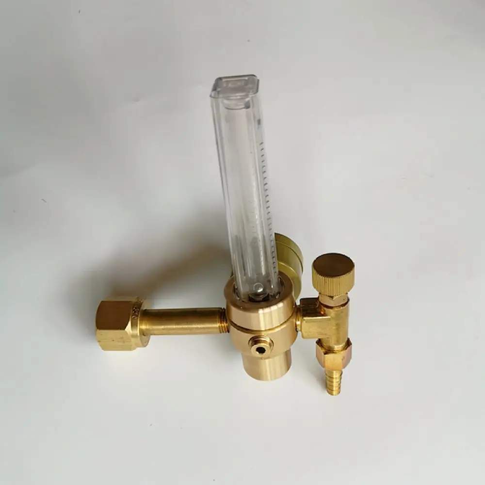 High Performance Argon CO2 Pressure Regulator Brass Welding Flowmeter CGA580 Valve Gas Flow Control Equipment