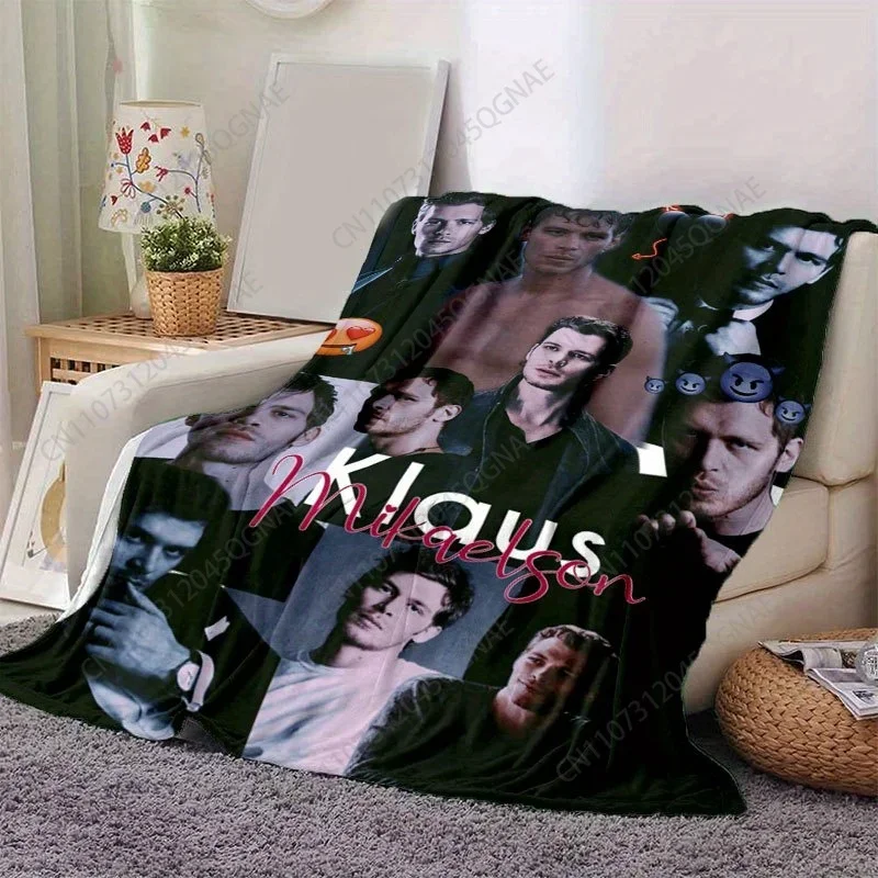 1pc Klaus Mikaelson Collage Home Office Blanket Warm Fashion Gift Festival Present Home blankets Warm blanket Bedding A410