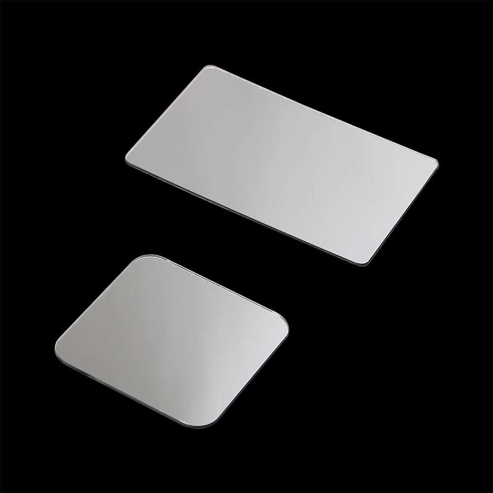 Miroir-Espejos de pared acrílicos de 100x1mm, pegatinas de lámina redonda, cristal Pmma de plástico, lentes decorativas para Hotel, Mural Diy Plak