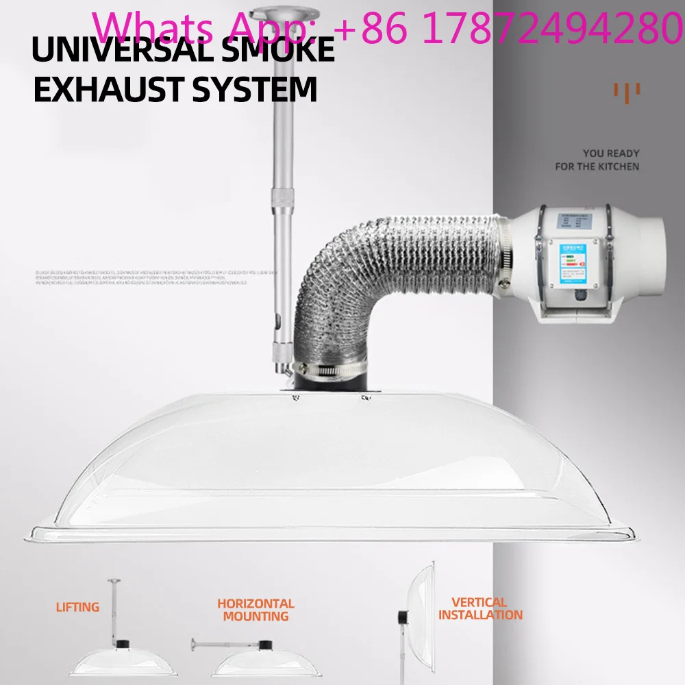 Kitchen Exhaust Machine Air Purifier Kitchen Cooker Hood Aspiratore Cucina Extractor Silencioso