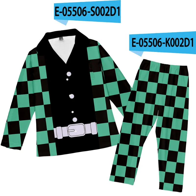 

Пижамные комплекты в стиле аниме «Убийца демонов», мягкая удобная мужская и женская одежда для сна, домашняя одежда, хлопковый свободный пижамный костюм, свободная домашняя одежда, подарки