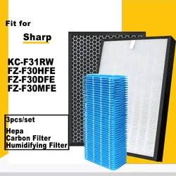 FZ-F30HFE FZ-F30DFE FZ-F30MFE Humidifying Filter HEPA Carbon Filter for Sharp Air Cleaner Model KC-F31RW