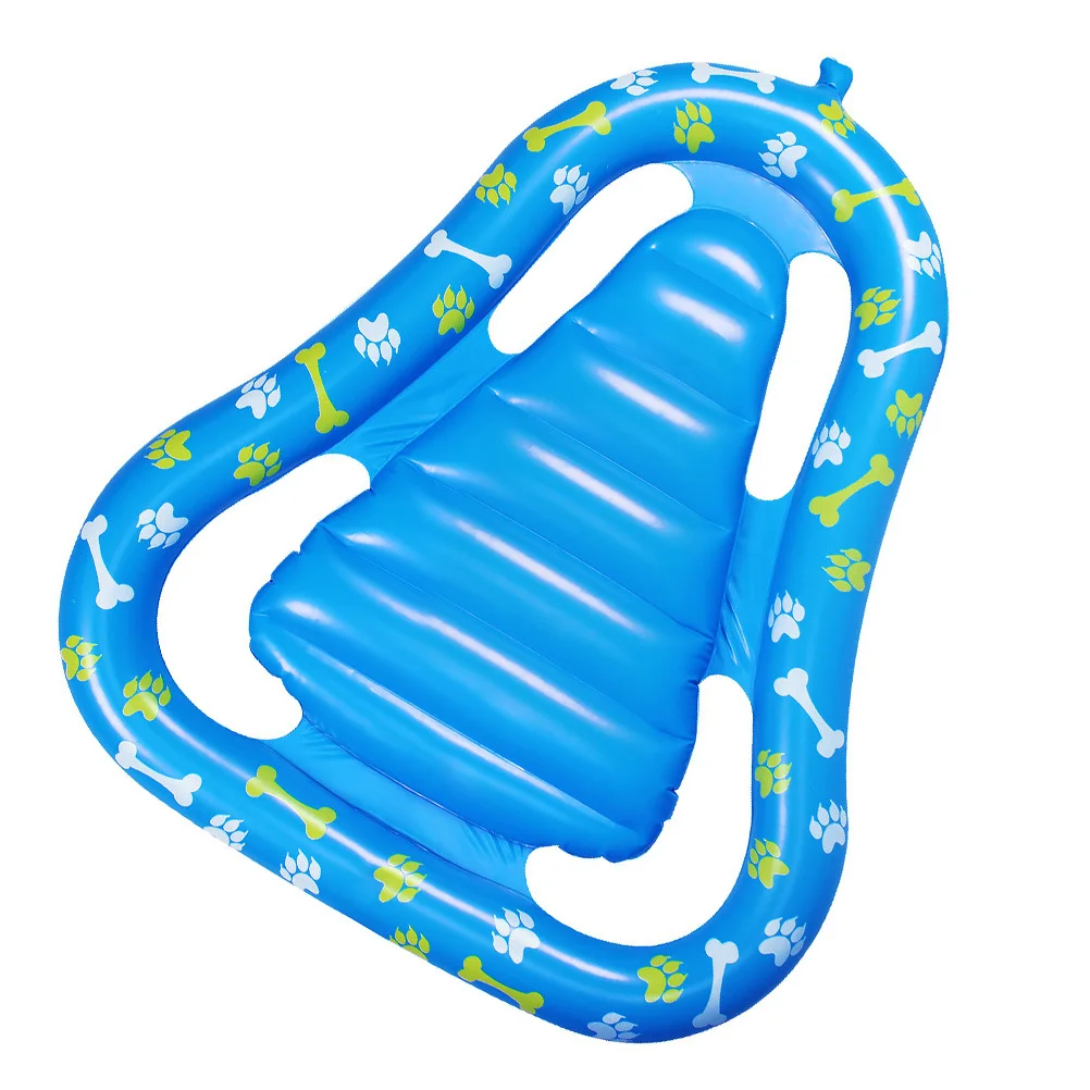 Aufblasbares Haustier-Schwimmbett für Hunde – Sicherheitsdesign, Schwimmmatte mit Beinlöchern, Verwendung im Freien, Pool, Teich, See
