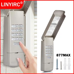 877MAX Wireless Keypad Keyless Garage Door Opener Entry System 376LM 377LM 877LM 971LM 977LM 878MAX Remote Control