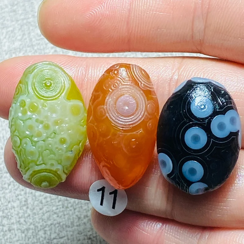 Natural  Colorful Sardonyx Agate Alxa Gobi  Rock Specimen Energy Crystal Healing Chakra Reiki Stone Garden Home Decor Gift 7Pcs - view 4