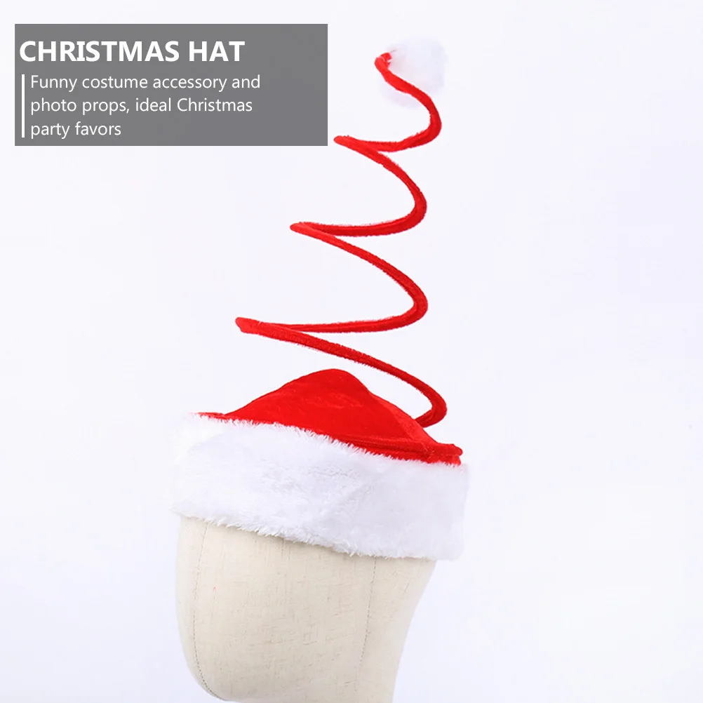 

2Pcs Christmas Spring Hat Party Supplies Funny Costume Headwear Adults Xmas Hat Party Supplies Spring Cap