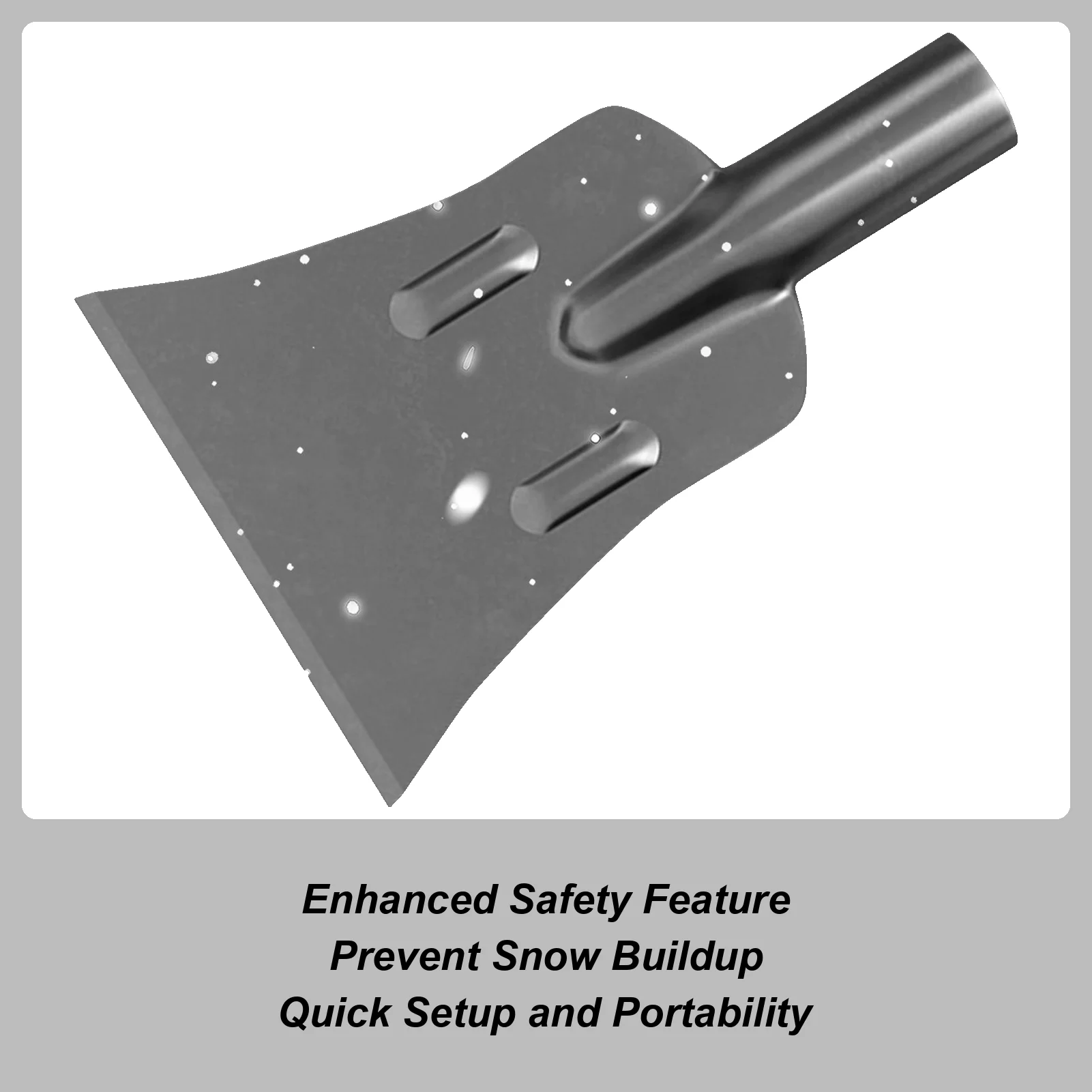 

Лопата для снега для подъездной дороги, сверхмощный скребок, эргономичная лопата для снега на открытом воздухе, зимнее лобовое стекло, садовая грузовика, чистка окон