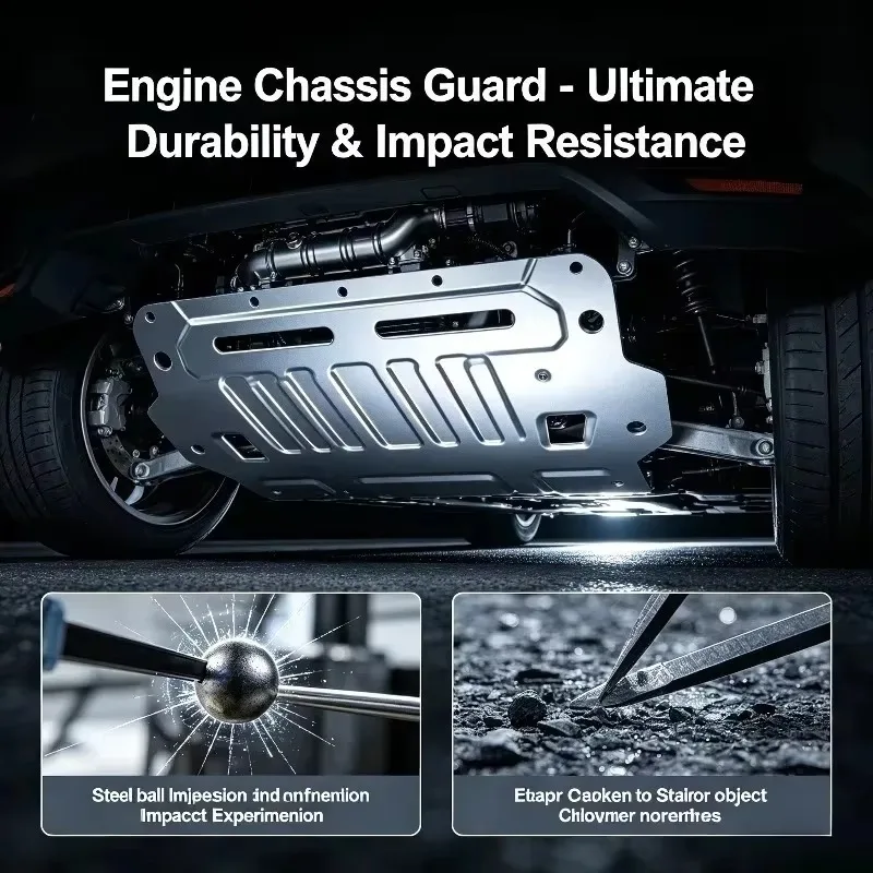 Exact Fit 3D Scanned Underbody Guard Engine Protection Plate Assurance For Honda Accord 7th Gen 2004-2007 2.0L 2.4L 3.0L
