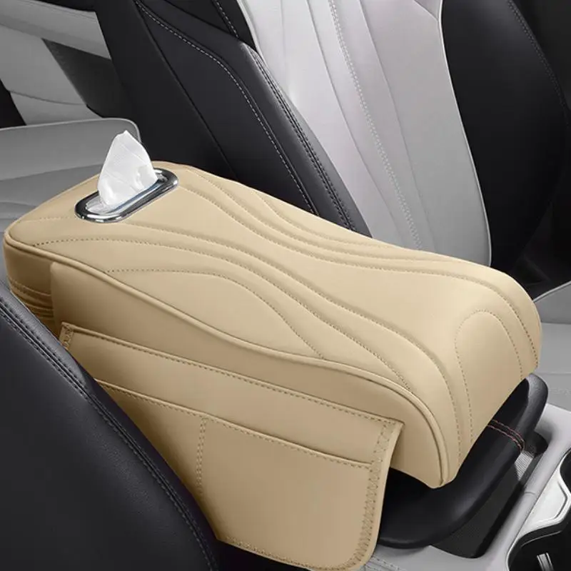 For Byd Equation Leopard 8 2025 Car Center Console Armrest Box Height Pad Three in One Car Multifunctional Tissue Box Storage