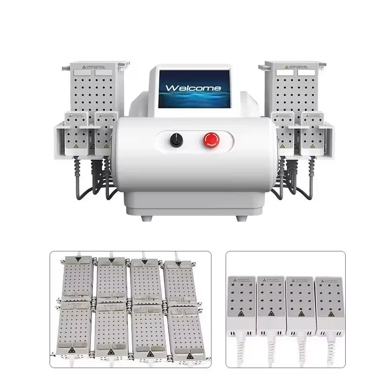 Powerful 4-wave with 432 lights Slimming Machine Non-surgical EMS Lipolaser  Device Weight Loss Machine Body Shaping Instrument