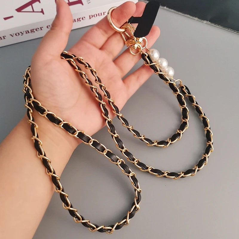 New 1PC Phone Case Universal Lanyard Long Crossbody Pearl Pickup Chain Mobile Phone Lanyard Women's Long Neck And Shoulder Strap image 4