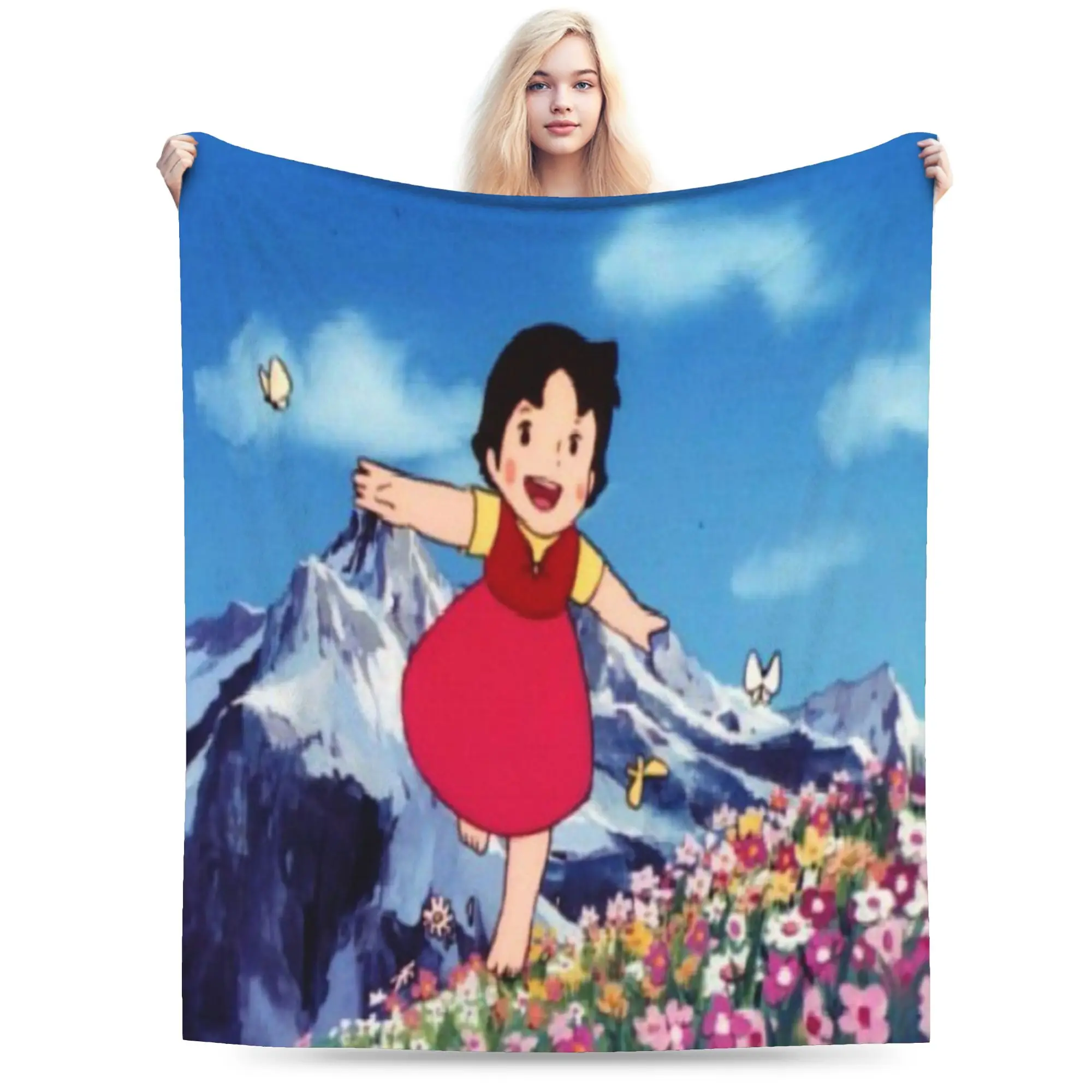 

Одеяло Heidi, Girl of the Alps, мягкий флис, целебный подарок, пледы, покрывало