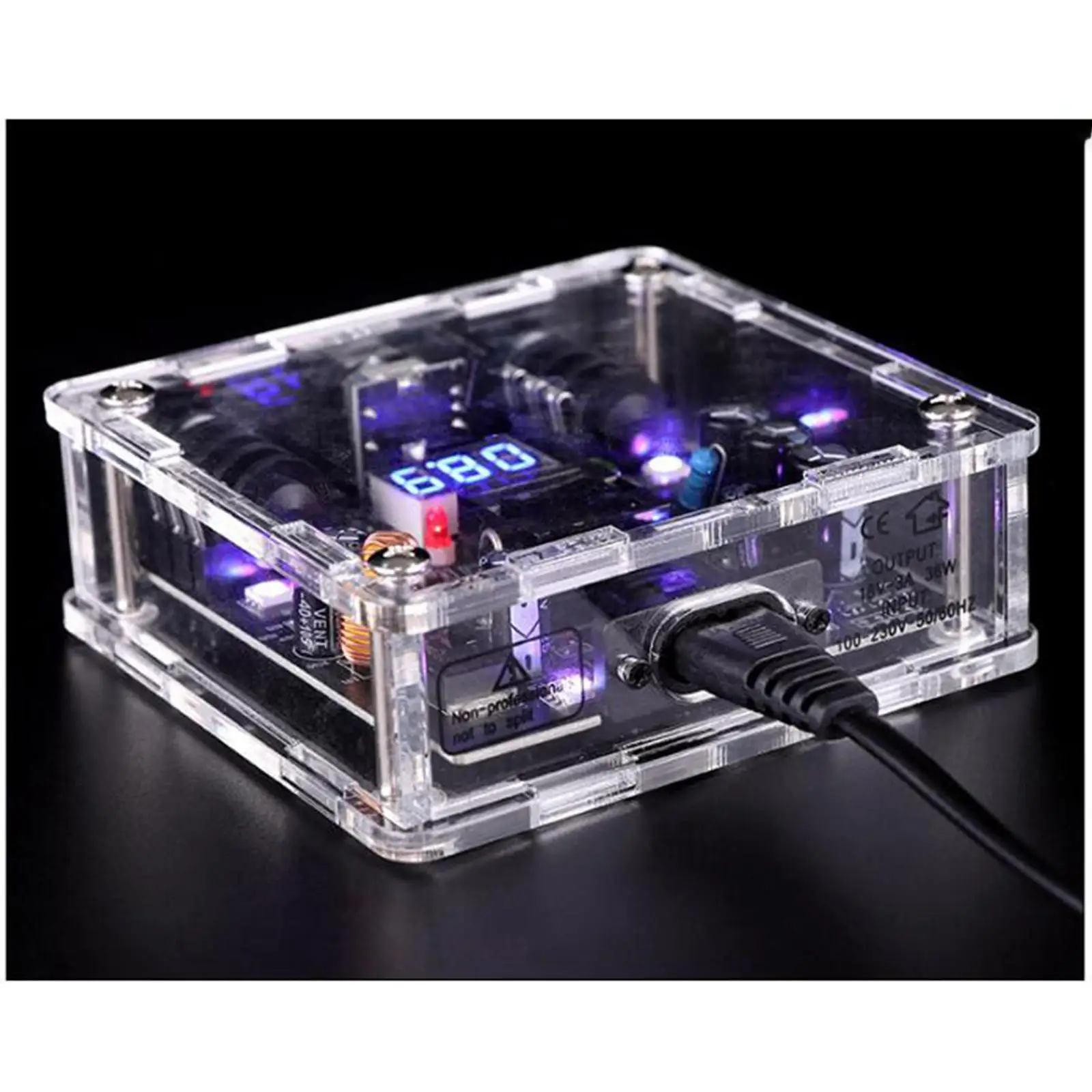 

Professional Power Supply EU Plug Color LEDs 0V-18V Acrylic for Artists