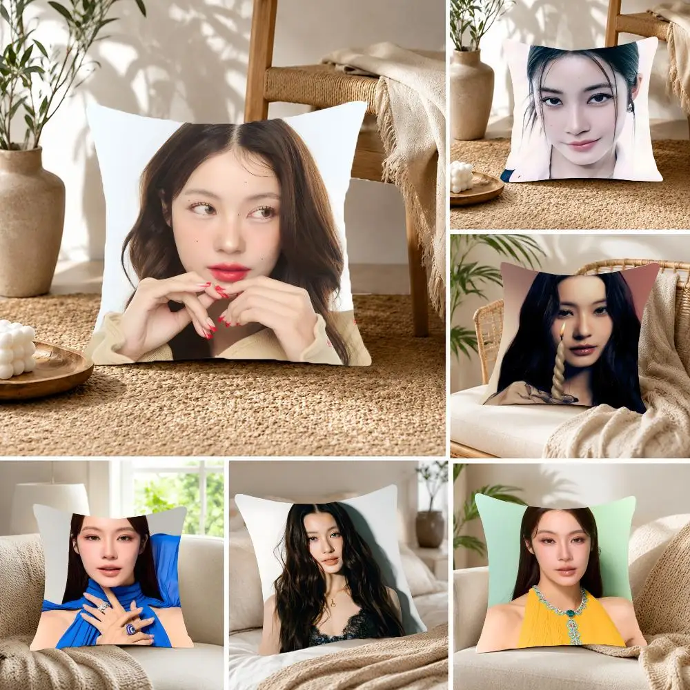 Mysterious Game D-Death Stranding Cushion Cover Fluffy velvet Nordic style plush Living room sofa decorative