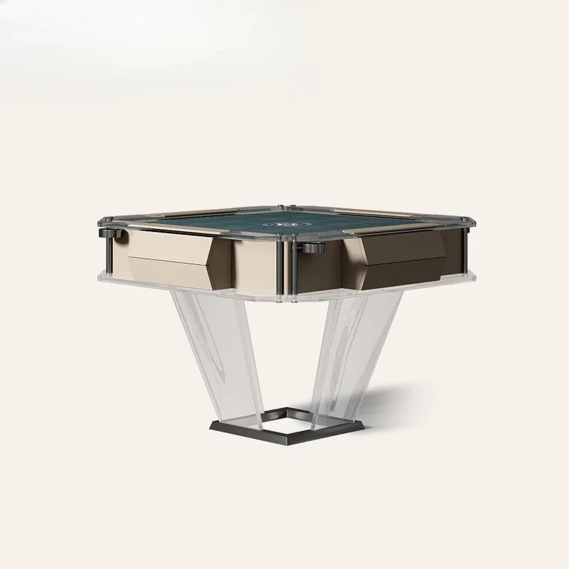 OEMItalian minimalist mahjong table fully automatic household multi-function electric floating table dual-purpose mahjong