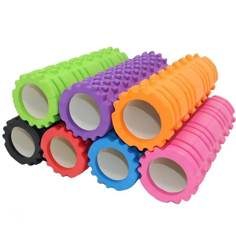 1Pcs Mini Size Mini Size Gym Fitness Yoga Column Foam Roller Pilates Yoga Exercise Back Muscle Massage Roller Soft Yoga Block