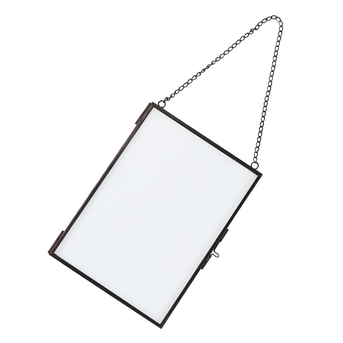 

Geometric Glass Photo Frame Specimen Clip Wall Decoration Birthday Anniversary Gift Black Glass Photo Frame Specimen Clip