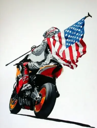 Nicky Hayden  Moto GP Bike VINTAGE METAL SIGN RETRO GARAGE BAR PUB MAN CAVE