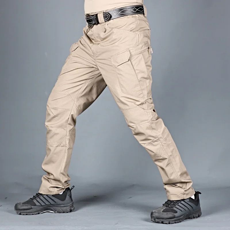 

Men's Tactical Camouflage Pants Outdoor Multi-pocket Pants Wear-resistant Loose Casual Workwear Pants S-6XL