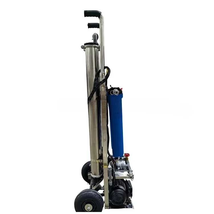 500L/H Hand Push Window Glass Washer Mobile Reverse Osmosis For Outdoor Window Washing Car Washing Reverse Osmosis System