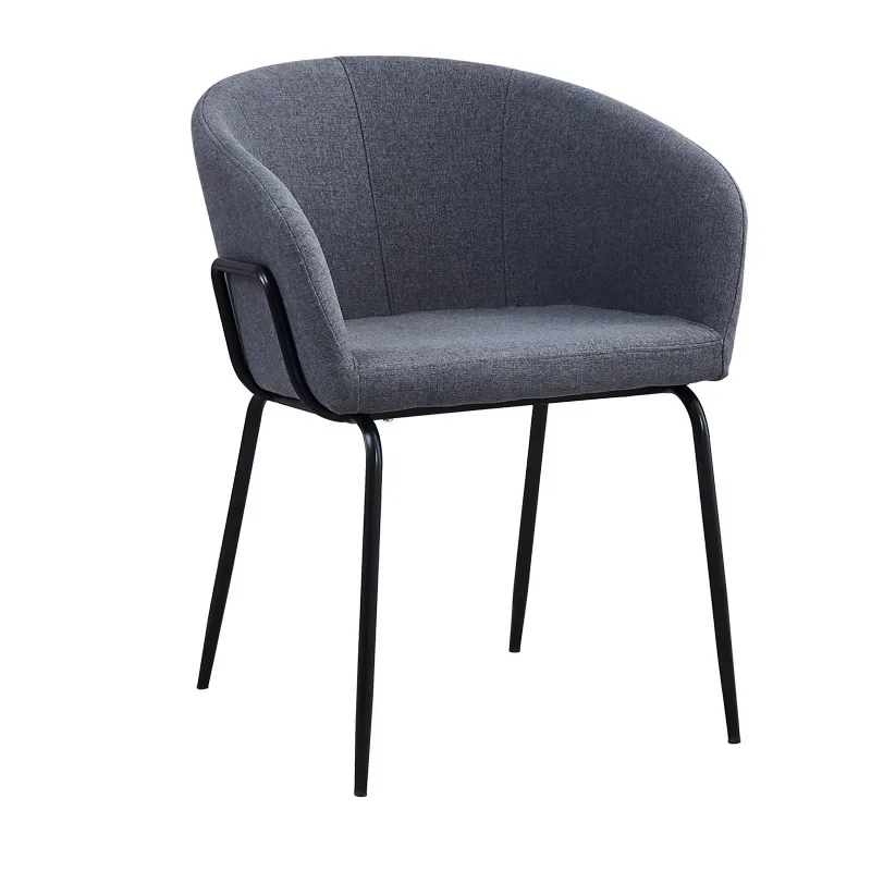 White Office Throne Dining Chairs Modern Ergonomic Outdoor Luxury Arm Chair Design Nordic Sillas Comedor Home Furniture YR50DC