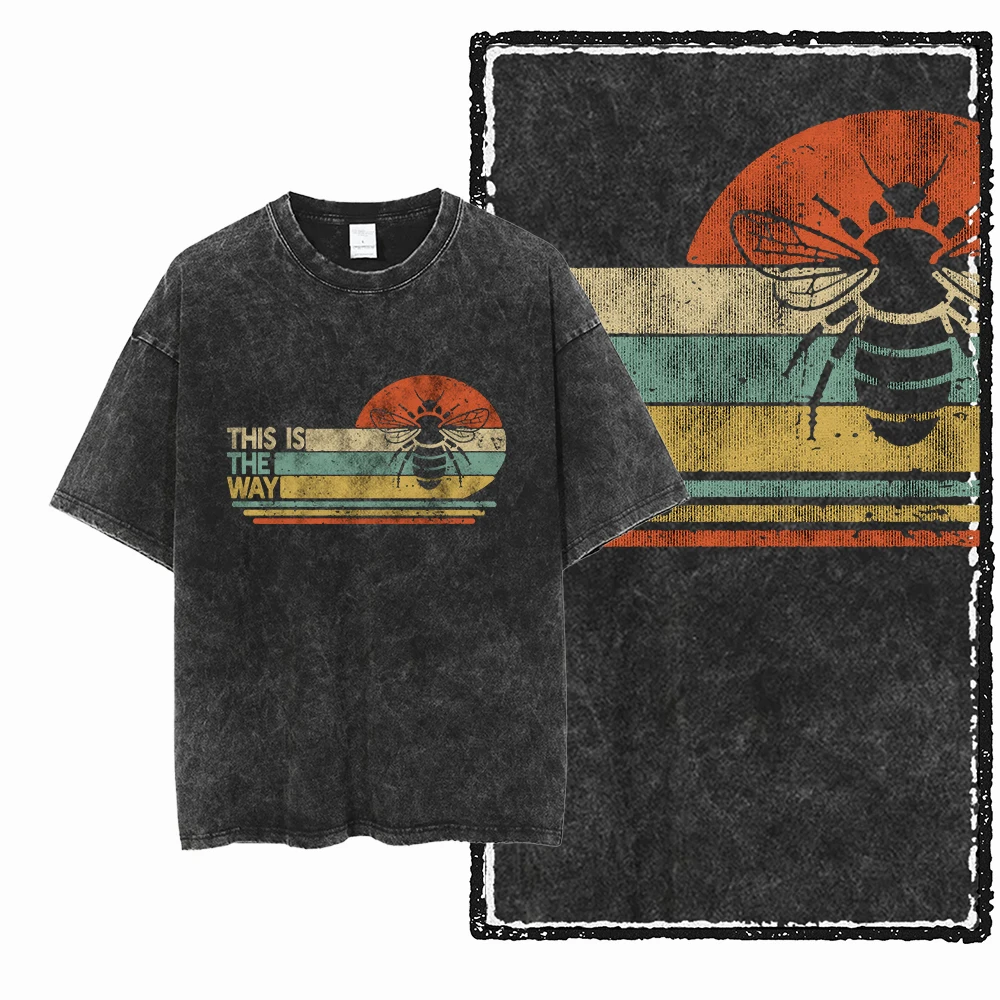 2026 Neues Bedrucktes Acid-Was – Acid Wash Vintage Graphic T Shirt Bewertung und Preis