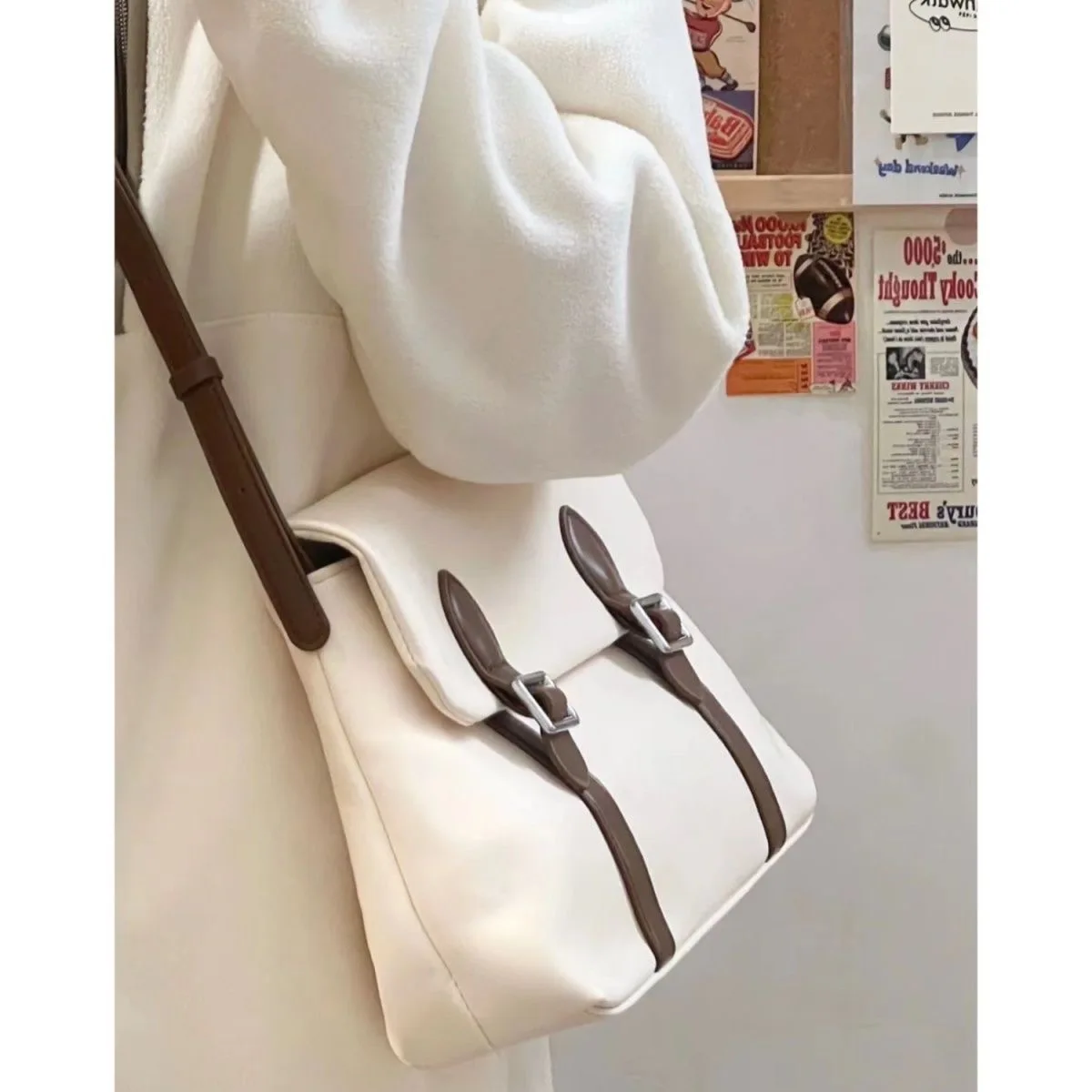 ヴィンテージ女性のショルダーバッグ大容量レディーストート財布ハンドバッグ Pu レザー女性メッセンジャーバッグ女子大生ブックバッグ