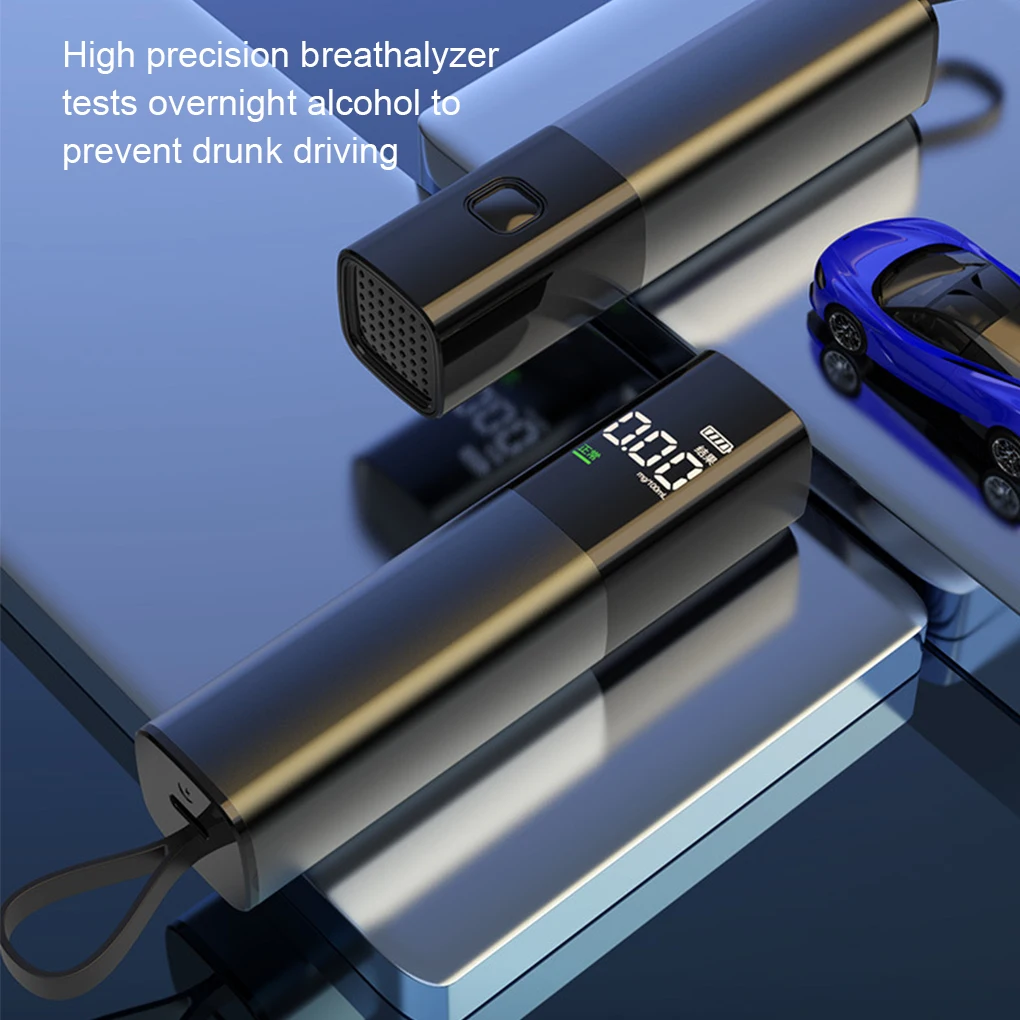 

Бесконтактный тестер алкоголя, USB-зарядка, алкотестер, инструменты для быстрой автоматической обнаружения с дисплеем, портативный тестер спирта