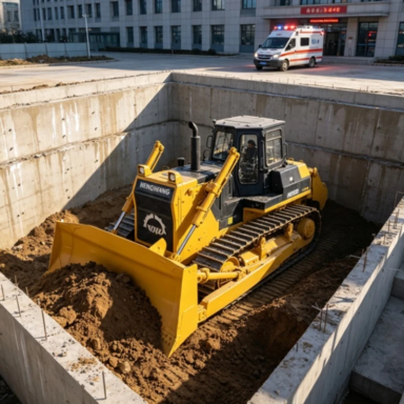 New Condition Tracked Bulldozer Dozer Earth Mover 80HP Compact Dozer Equipment for Small Construction Job Site Building