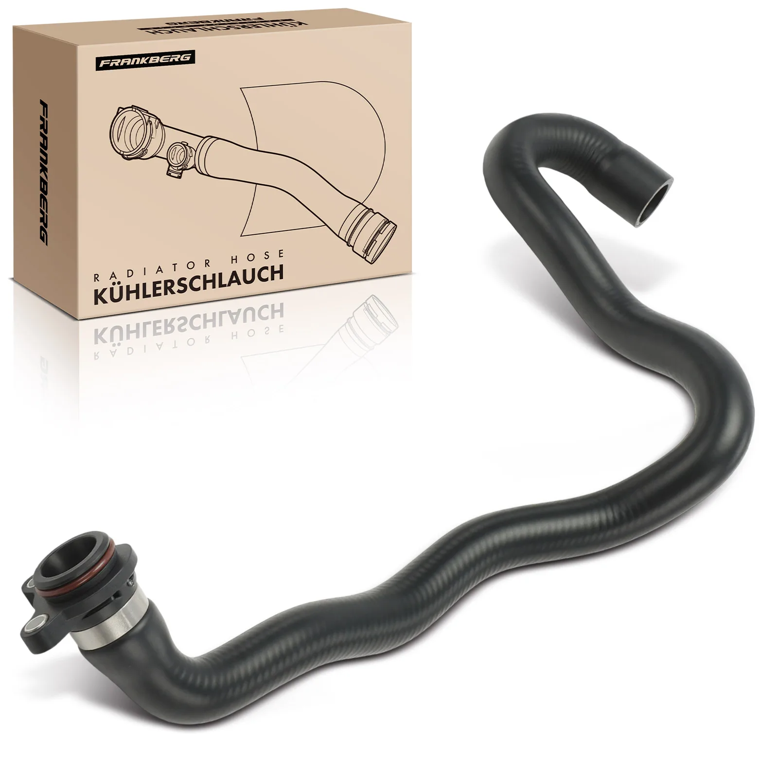 Frankberg 1x radiateurslang voor BMW 1er Cabriolet E88 1er Coupe E82 3ER E90 3ER Cabriolet E93 3ER Coupe E92 2006-2016 021784