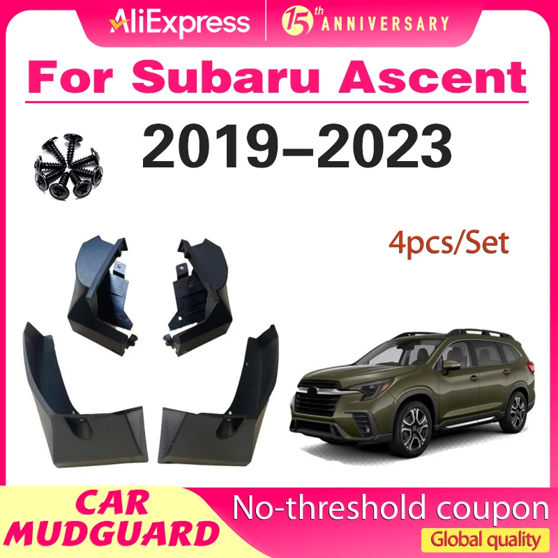 

For Subaru Ascent 2019 2020 2021 2022 2023 Mudflaps Splash Guards Mudguards Mud Flaps Fender car Accessories