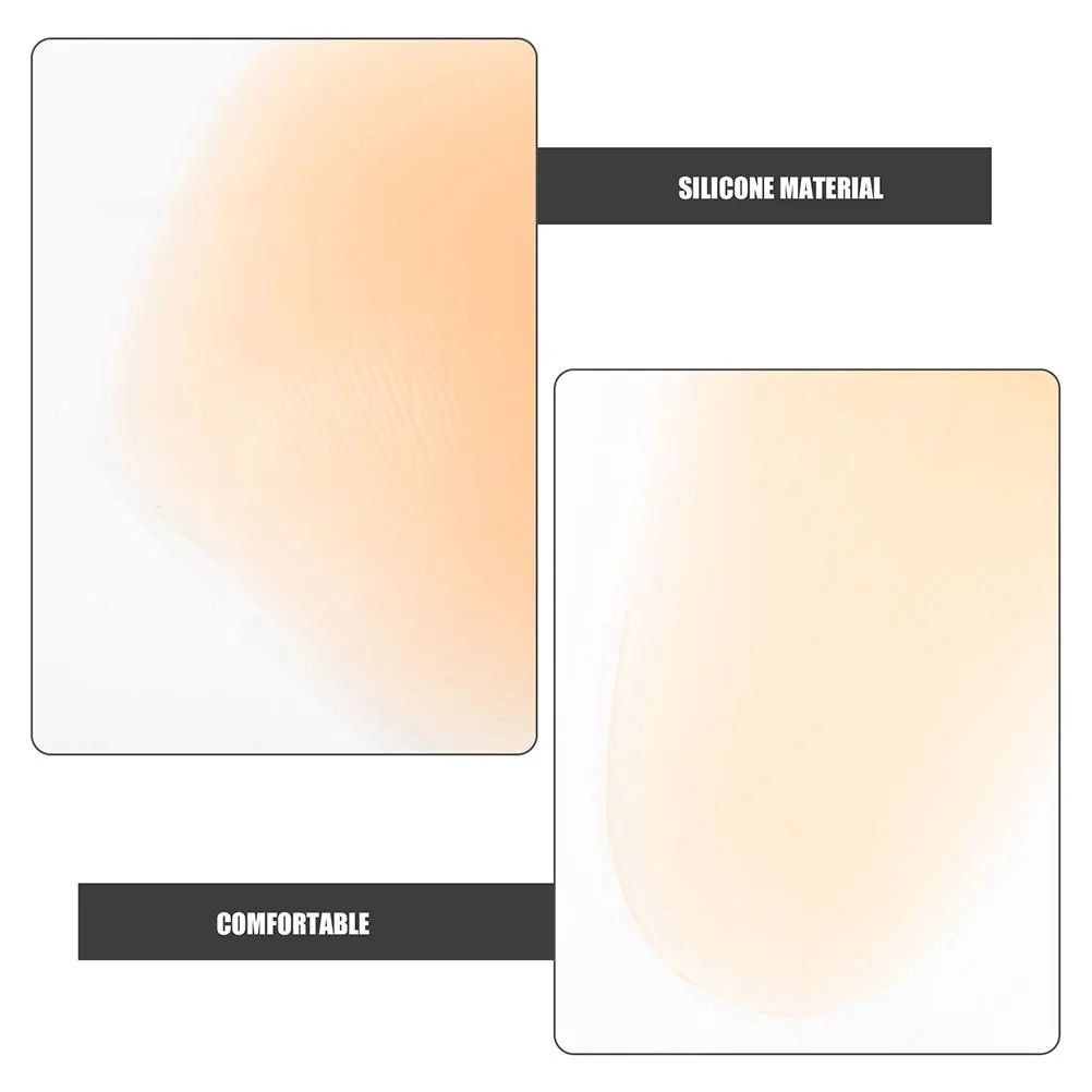 

4pcs Silicone Knee Pad Adhesive Support For Skating Ice Snowboard Breathable Protection Pads Skating Accessories